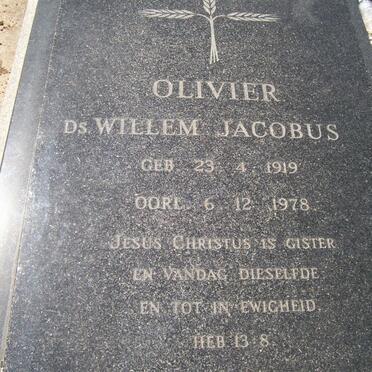 OLIVIER Willem Jacobus 1919-1978