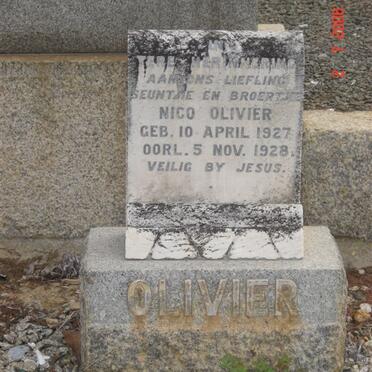 OLIVIER Nico 1927-1928