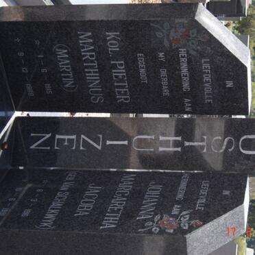 OOSTHUIZEN Pieter Marthinus 1915-1988 &amp; Johanna Margaretha Jacoba VAN SCHALKWYK 1916-1991