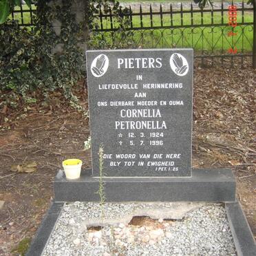 PIETERS Cornelia Petronella 1924-1996