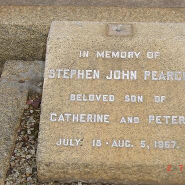 PEARCE Stephen John -1967