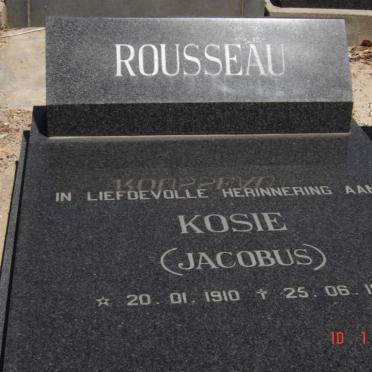 ROUSSEAU Jacobus 1910-1992