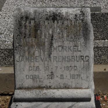 RENSBURG Charl Morkel, Janse van 1970-1971