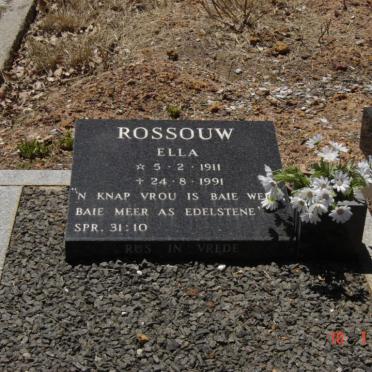 ROSSOUW Ella 1911-1991