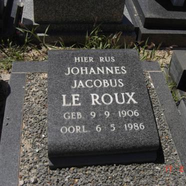 ROUX Johannes Jacobus, le 1906-1986