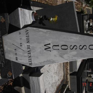 ROSSOUW Anton Deventer 1963-1988