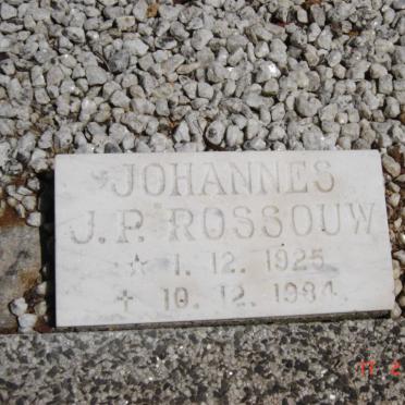 ROSSOUW Johannes J.P. 1925-1984