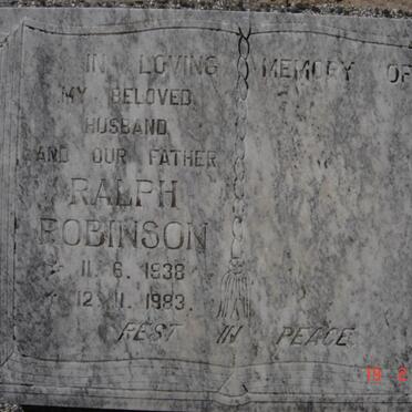 ROBINSON Ralph 1938-1983