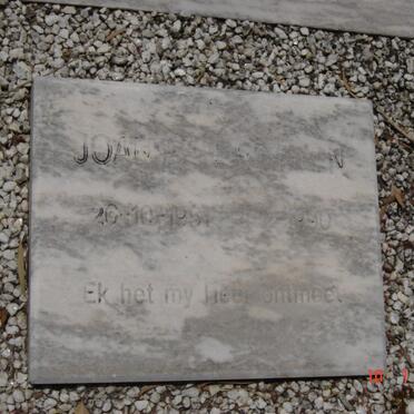 ROOYEN Joan, van 1951-1990