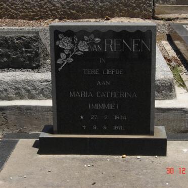 RENEN Maria Catharina, van 1904-1971