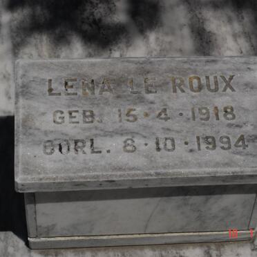 ROUX Lena, le 1918-1994