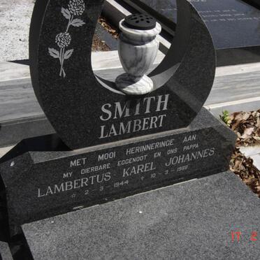 SMITH Lambertus Karel Johannes 1944-1988