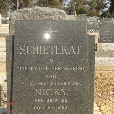 SCHIETEKAT Nicky 1911-1960