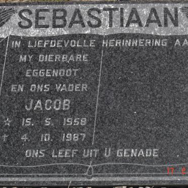 SEBASTIAAN Jacob 1958-1987