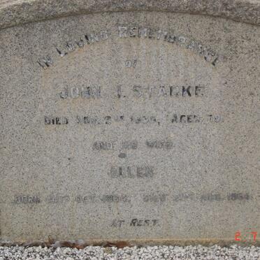 STARKE John F. -193? &amp; Ellen 1864-1964