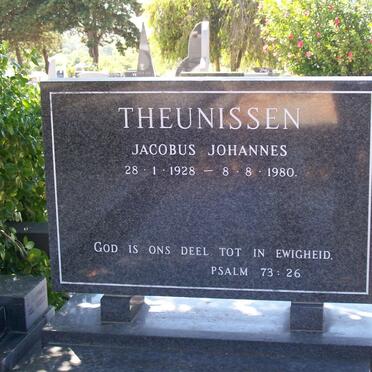 THEUNISSEN Jacobus Johannes 1928-1980