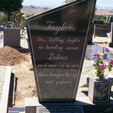 TAYLOR Zelma 1960-1975