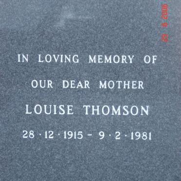 THOMSON Louise 1915-1981