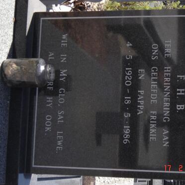 THERON F.H.B. 1920-1986