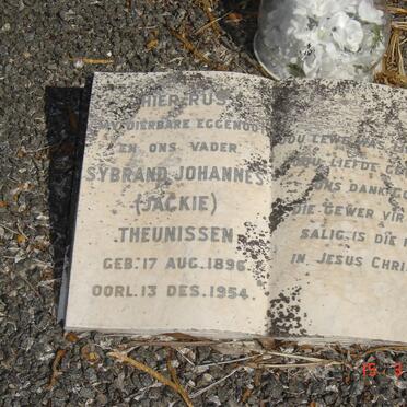 THEUNISSEN Sybrand J. 1896-1954 &amp; Sophia M.J. LOUW 1901-1947 :: ACKER Jacomina Aletta 1912-2003