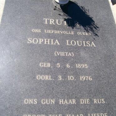 TRUTER Sophia Louisa nee VIETA 1895-1976