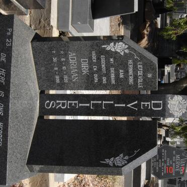 VILLIERS Dirk Adriaan, de 1920-1990