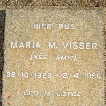 VISSER Maria M., nee SMIT 1929-1956