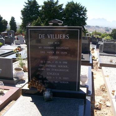 VILLIERS David 1916-1981 &amp; Engela 1920-2005