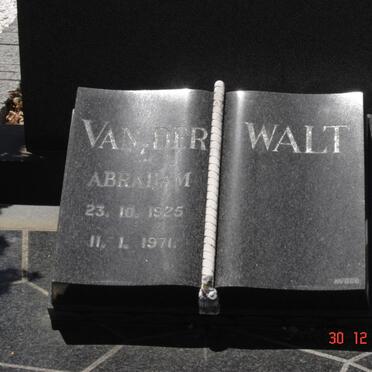 WALT Abraham, van der 1925-1971
