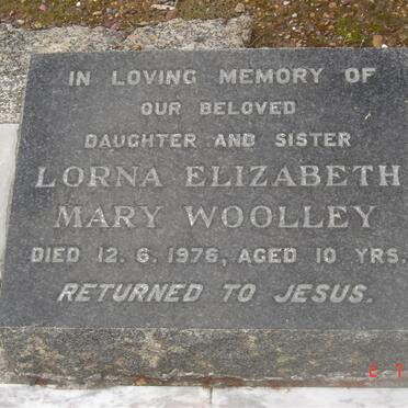 WOOLLEY Lorna Elizabeth Mary -1976