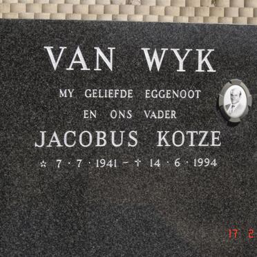 WYK Jacobus Kotze, van 1941-1994