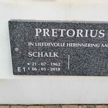 PRETORIUS Schalk 1962-2018
