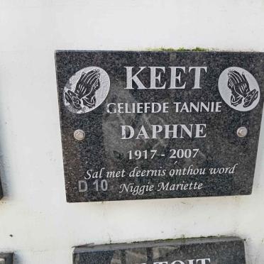 KEET Daphne 1917-2007