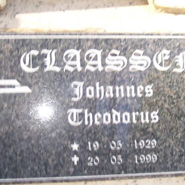 CLAASSEN Johannes Theodorus 1929-1999