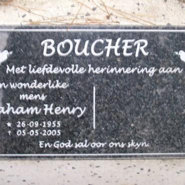 BOUCHER Graham Henry 1955-2005