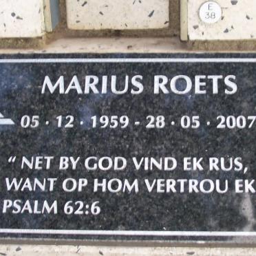 ROETS Marius 1959-2007