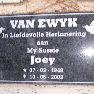 EWYK Joey, van 1948-2003