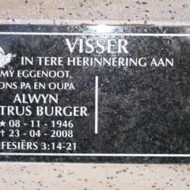 VISSER Alwyn Petrus Burger 1946-2008