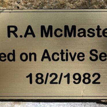 MacMASTER R.A. -1982