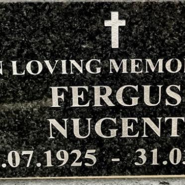 NUGENT Fergus 1925-2008