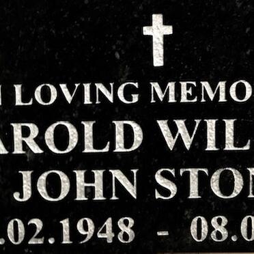 STONE Harold William John 1948-2011