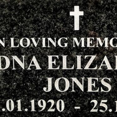 JONES Edna Elizabeth 1920-1997