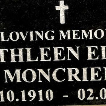MONCRIEFF Kathleen Eileen 1910-2005