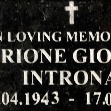 INTRONA Ilarione Giovanni 1943-1994