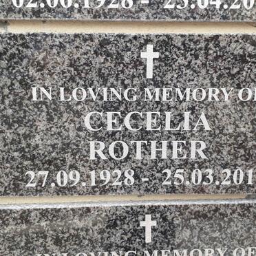 ROTHER Cecelia 1928-2019