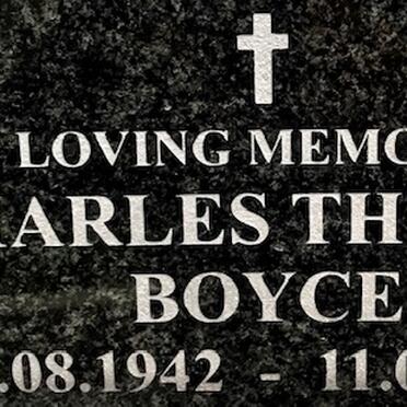 BOYCE Charles Thomas 1942-2001