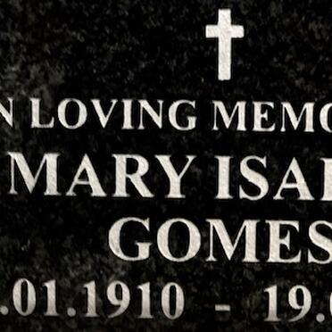 GOMES Mary Isabel 1910-1999