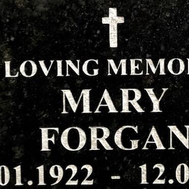 FORGAN Mary 1922-1990