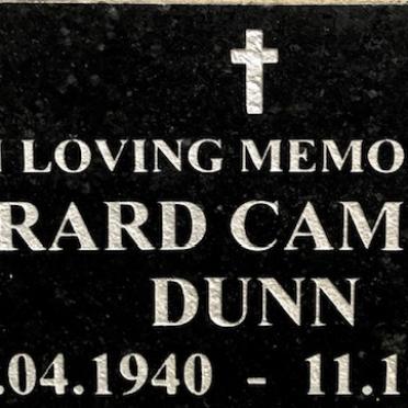 DUNN Gerard Cameron 1940-1999