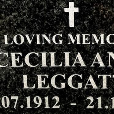 LEGGATT Cecilia Anne 1912-1996